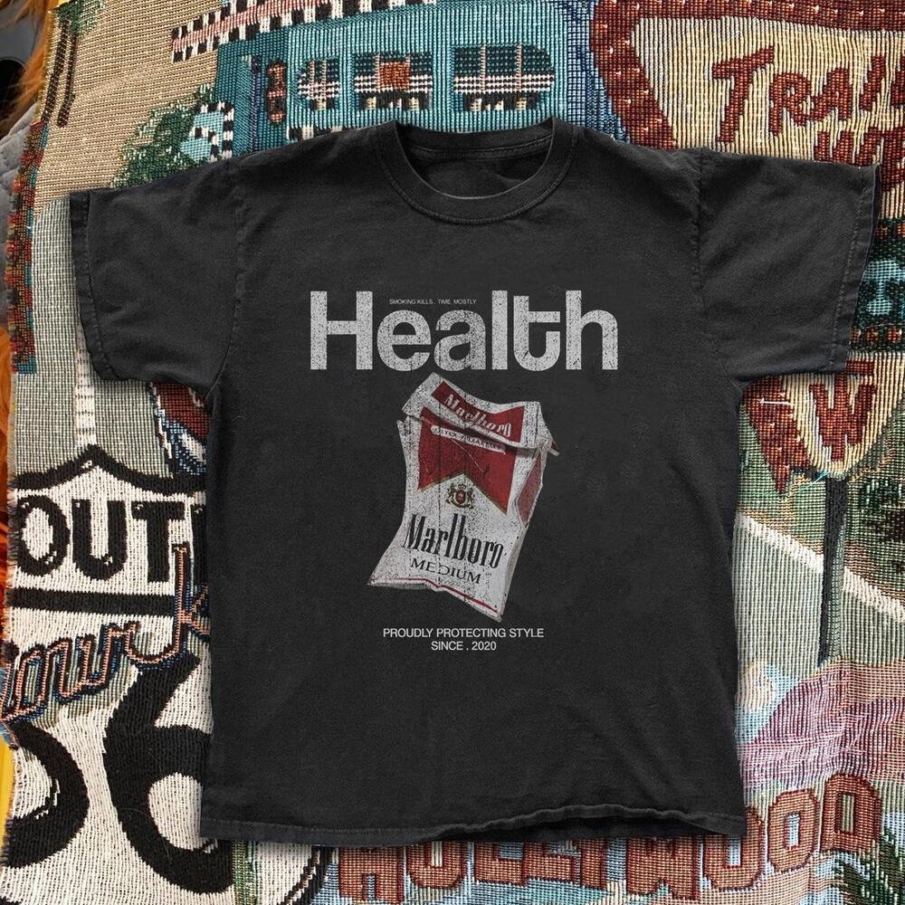 Black Marlboro Health T-Shirt